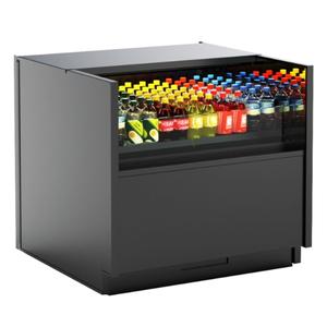 Structural Concepts Oasis 71.5" Powder Coated Under Counter Display Case - C63R-CH