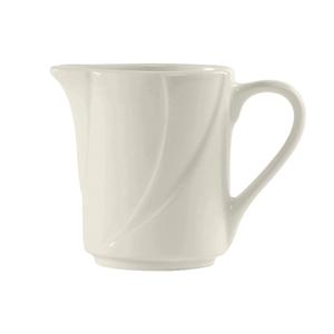 Tuxton China Inc San Marino 5oz Pearl White Ceramic Creamer - 1dz - ASU-100 