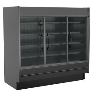 Structural Concepts Fusion 50.25"W x 78.5"H Black Refrigerated Display Case - MD478DR 