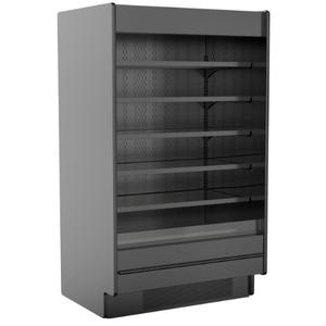 Structural Concepts Fusion 72"W x 85.5"H Black Refrigerated Display Case - MD685R