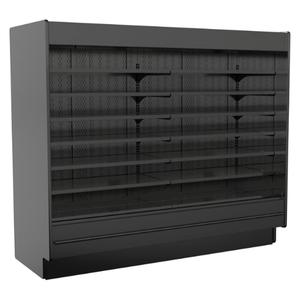 Structural Concepts Fusion 98.25"W x 84.5"H Black Refrigerated Display Case - MD884R