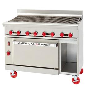 American Range 24" Commercial Gas Charbroiler Range w/ Cast Iron Radiants - AR-2RB-SB