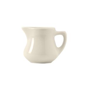 Tuxton China Inc DuraTux 5-1/2oz Eggshell Ceramic Creamer - 1dz - BER-055 