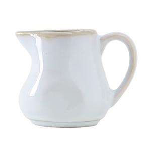 Tuxton China Inc Artisan 4oz Agave Ceramic Creamer with Handle - 1dz - GAA-100 