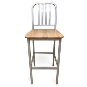 Just Chair Manufaturing CITYStyle Urban Slatted Back Steel Frame Bar Stool - CSU-91030 