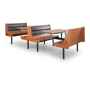 Just Chair Manufaturing Contour Premium 47in Welded Steel Double Table Wall Unit - CPREM-2TU-WS-47 