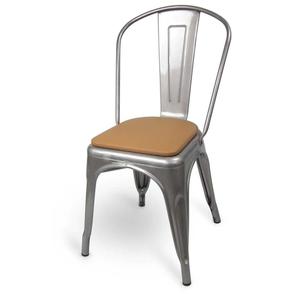 Just Chair Manufaturing Industrial Galvanized Welded Frame Stacking Chair - G42518-PS-COM