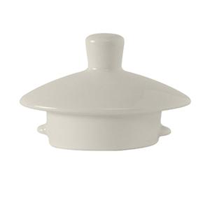 Tuxton China Inc Modena Pearl White Ceramic Lid for AMU-101 Coffee Pot- 1dz - AMU-101L 