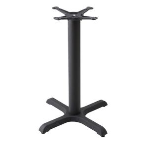 Just Chair Manufaturing Metal Bar Height 24in x 30in x 40"H X-Style Table Base - TBX2430-40 