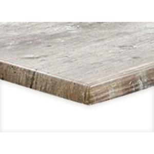 Just Chair Manufaturing Werzalit® Aged Hickory 48" x 32" Composite Outdoor Table Top - TTWRZ-3248-FINDUSGREY