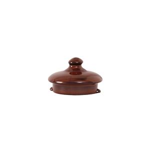 Tuxton China Inc Artisan Red Rock Ceramic Lid for 17oz Coffee/Tea Pot - 1dz - GAR-101L 