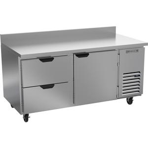 beverage-air 67in Wide Two Section Two Drawer Worktop Refrigerator - WTRD67AHC-2 