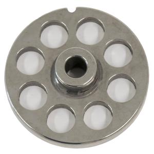 American Eagle Food Machinery #12 Head 9/16in (14mm) Grinder Plate - AE-G12N/08-14 