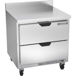beverage-air 32in Wide Two Drawer Worktop Refrigerator - WTRD32AHC-2-FIP 