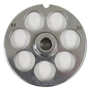 American Eagle Food Machinery #22 Head 3/4in (20mm) Grinder Plate - AE-G22N/06-20 
