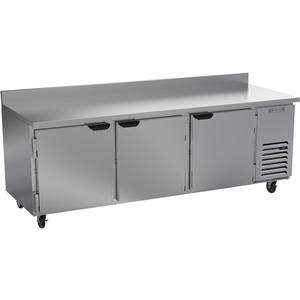 beverage-air 93in Wide Three Section Worktop Refrigerator - WTR93AHC 