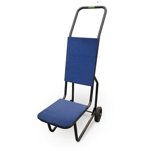 Just Chair Manufaturing Royal Blue Carpeted Welded Steel Chair Dolly - CH-DOLLY-PR