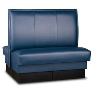 Just Chair Manufaturing 48"H Double Sided Custom Booth w/ Upholstered Back & Seat - JBD-USP-48-GR1/COM