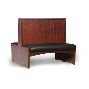 Just Chair Manufaturing 48"H Double Sided Custom Wooden Frame Booth - JBD-WBBO-48-GR1/COM