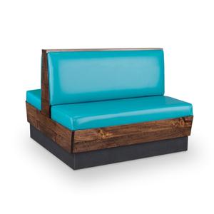 Just Chair Manufaturing 36"H Double Sided Custom Wooden Frame Booth - JBD-WCP-36-GR1/COM