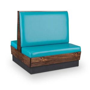 Just Chair Manufaturing 48"H Double Sided Custom Wooden Frame Booth - JBD-WCP-48-GR1/COM