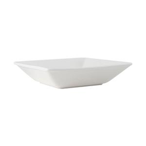 Tuxton China Inc Napa 38oz Pearl White Ceramic Square Bowl - 1dz - ABU-532 