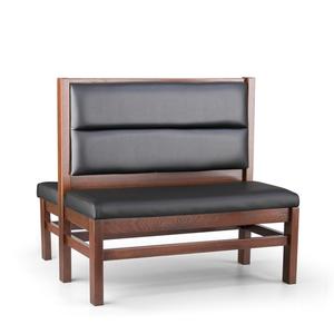 Just Chair Manufaturing 42"H Double Sided Custom Wood Frame Booth - JBD-WT-UHC-42-GR1/COM