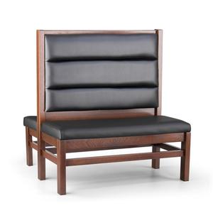 Just Chair Manufaturing 48"H Double Sided Custom Wood Frame Booth - JBD-WT-UHC-48-GR1/COM