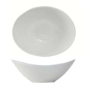 Tuxton China Inc DuraTux 40oz Porcelain White Capistrano Bowl - 1dz - BPD-1007 