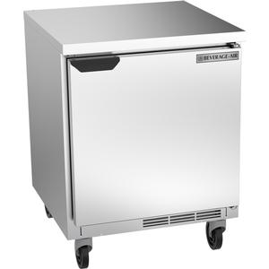 beverage-air 27in Wide One Section Worktop Refrigerator - WTR27HC-FLT 
