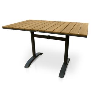 Just Chair Manufaturing Natural Grain Aluminum 48in x 30in Dining Height Table Unit - PW806TT-3048 