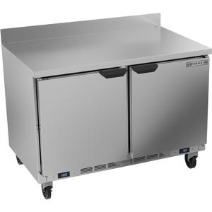 Beverage Air 48" Wide Dual Temp Two Section Worktop Refrigerator/Freezer - WTFR48AHC