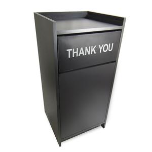 Just Chair Manufaturing 24" x 24" Trash Receptacle w/ Push Door & Kick Plate - TRCPT-MEL