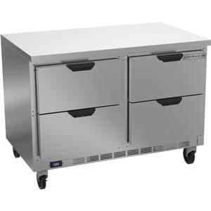 Beverage Air 48" Wide Two Section Four Drawer Worktop Freezer - WTFD48AHC-4-FLT