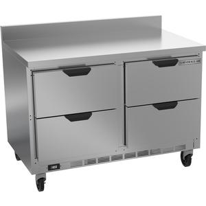Beverage Air 48" Wide Two Section Four Drawer Worktop Freezer - WTFD48AHC-4-FIP