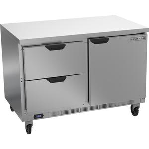 Beverage Air 48" Wide Two Section Worktop Freezer With Two Drawers - WTFD48AHC-2-FLT