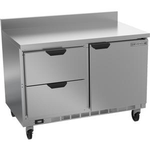 Beverage Air 48" Wide Two Section Worktop Freezer With Two Drawers - WTFD48AHC-2-FIP