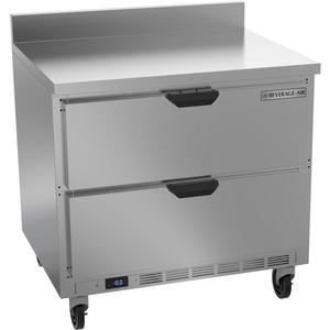 Beverage Air 36" Wide Two Drawer Worktop Freezer - WTFD36AHC-2-FIP