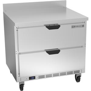 Beverage Air 36" Wide Two Drawer Worktop Freezer - WTFD36AHC-2