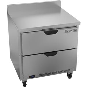 beverage-air 32in Wide Two Drawer Worktop Freezer - WTFD32AHC-2-FIP 