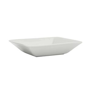 Tuxton China Inc Santorini 38oz Porcelain White Square Bowl - 1dz - GSP-532 
