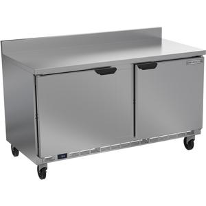 Beverage Air 60" Wide 14.39 Cubic Foot Two Door Worktop Freezer - WTF60AHC-FIP