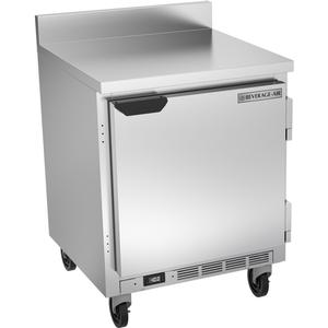 Beverage Air 27" Wide 5.24 Cubic Foot One Door Worktop Freezer - WTF27HC-FIP