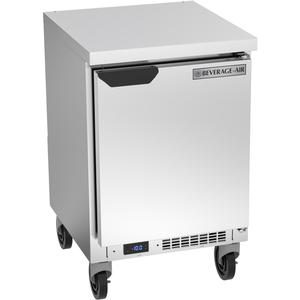 beverage-air 20in Wide 2.27cuft One Door Worktop Freezer - WTF20HC-FLT 