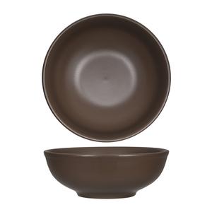 Tuxton China Inc Zion 58 oz. Matte Brown Porcelain Menudo Bowl - 1 Doz - VNB-5203