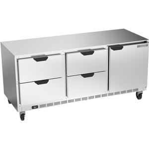 Beverage Air 72" Wide Undercounter Refrigerator With Four Drawers - UCRD72AHC-4