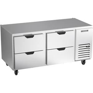 Beverage Air 67" Wide Four Drawer Undercounter Refrigerator - UCRD67AHC-4