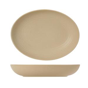 Tuxton China Inc Zion 35oz Matte Beige Porcelain Bowl - 1dz - VYB-350Y 