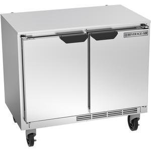 Beverage Air 34" Wide Two Section Undercounter Refrigerator - UCR34HC