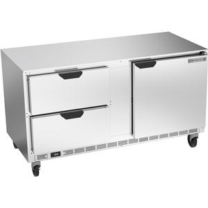 Beverage Air 60" Wide Two Section Undercounter Freezer With Two Drawers - UCFD60AHC-2